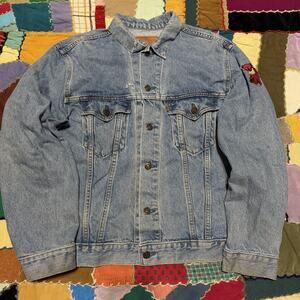 Vintage Levi’s Orange Tab Grateful Dead Patched Denim Trucker Jacket Large